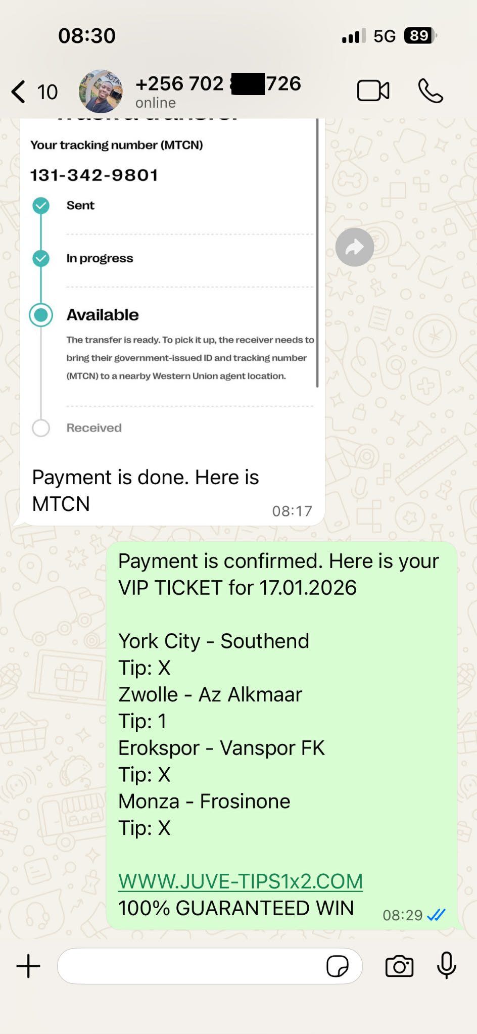 100 sure fixed prediction