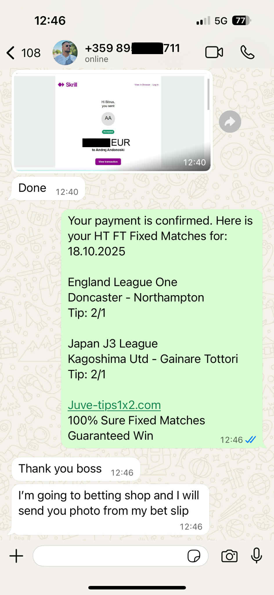 Get Sure Fixed Matches Today