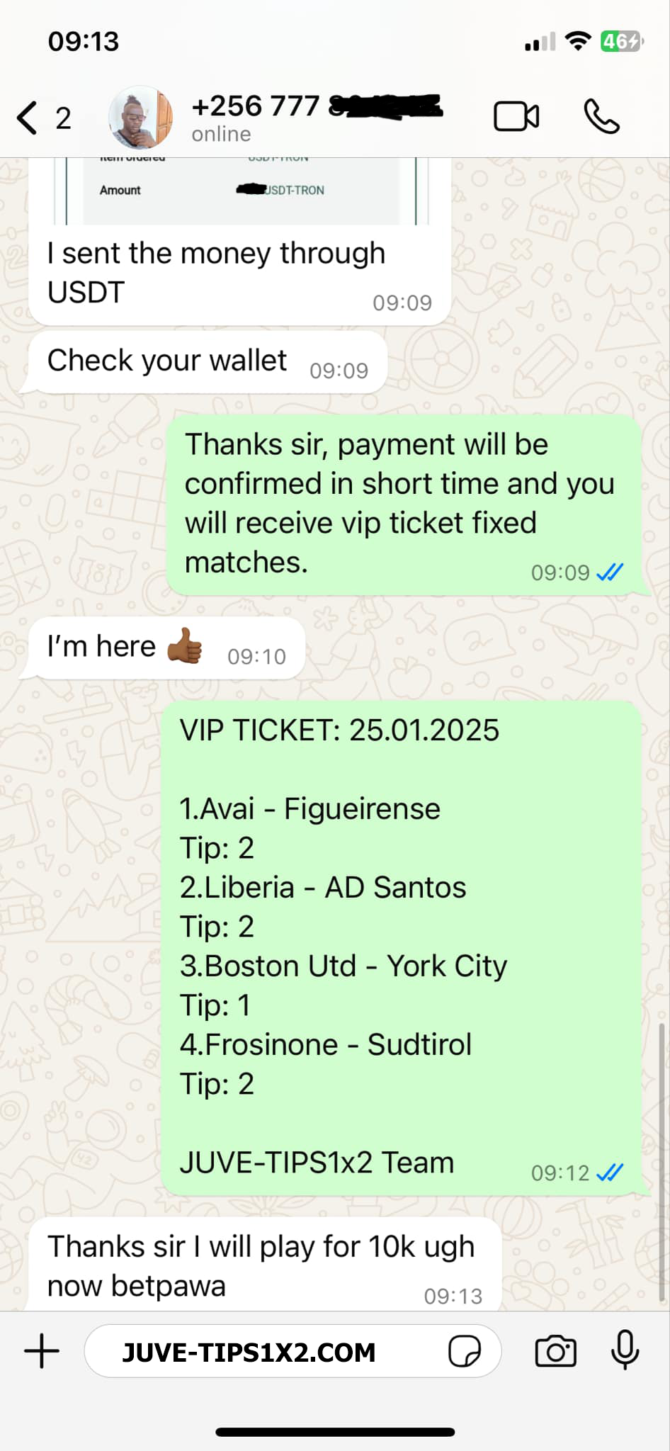 VIP TICKET FIXED MATCHES